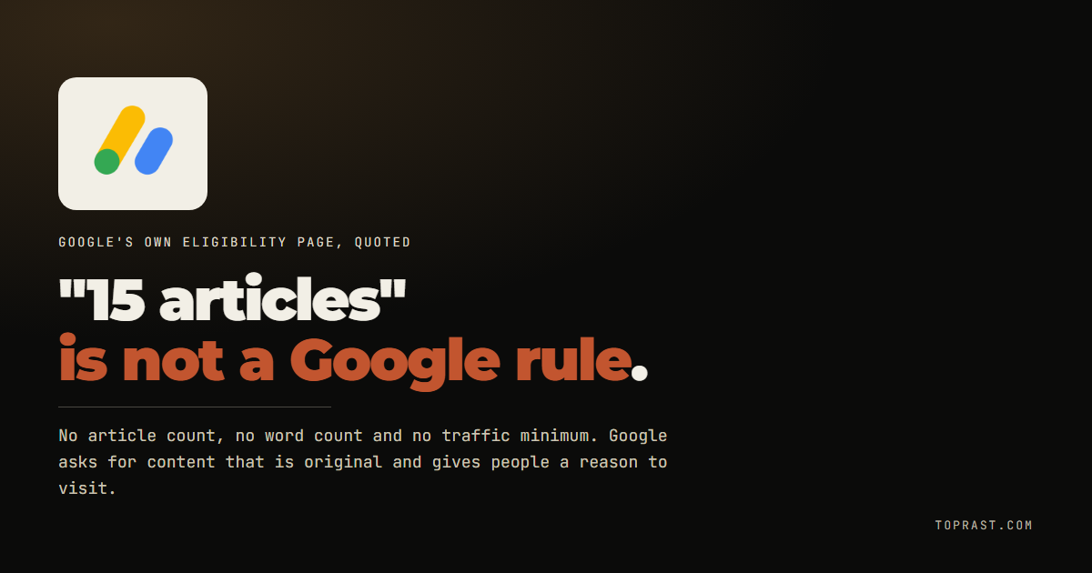 Why AdSense says no: everything it checks, in plain words